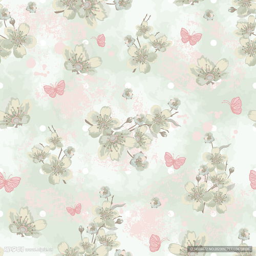 蝴蝶花设计图 psd分层素材 psd分层素材