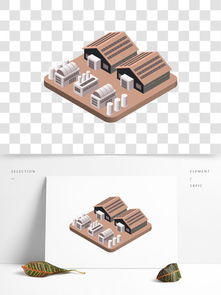 图片免费下载 立体工厂素材 立体工厂模板 千图网