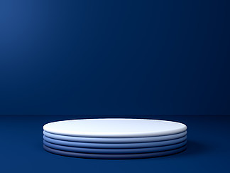 蓝色简约产品背景 为视觉设计注入纯净与专业